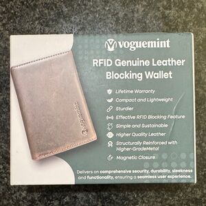 Voguemint RFID Leather Wallet in Brown